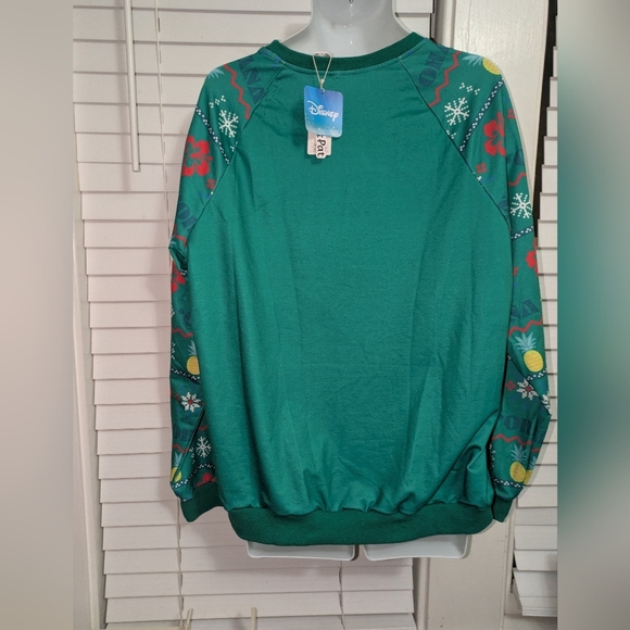 Disney Lilo & Stich Ohana Means Family Christmas Long Sleeved Shirt. NWT Size XL - Picture 2 of 9